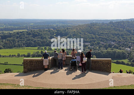 Blick aus Box Hill Surrey England UK Stockfoto