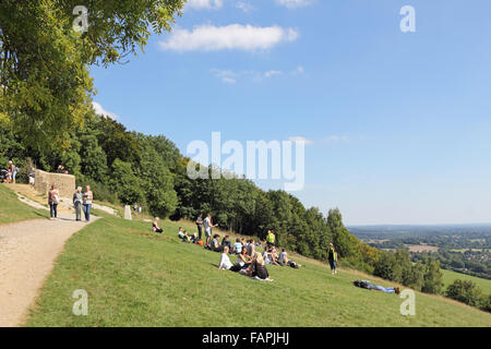 Blick aus Box Hill Surrey England UK Stockfoto