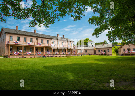 Historischen Fort Mackinac auf die Resort Insel von Mackinac Island in Michigan Stockfoto