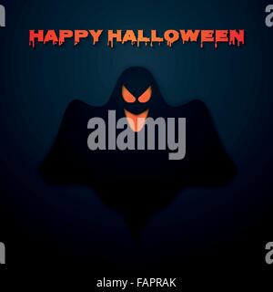 Aktie Vector Happy Halloween. Gespenst Stock Vektor