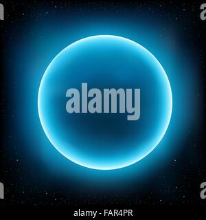 blauer Planet Weltraum Stock Vektor