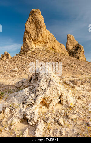 Trona Pinnacles in der Nähe von Ridgecrest, Kalifornien Stockfoto