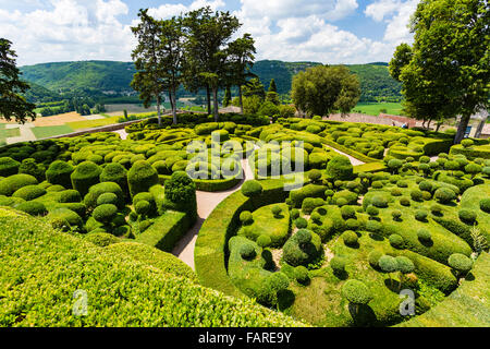 Les Jardins de Marqueyssac, Vézac, Dordogne, Frankreich Stockfoto