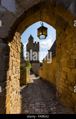 Beynac-et-Cazenac, Périgord Noir, Sarlat-la-Canéda, Dordogne, Aquitaine, Frankreich Stockfoto