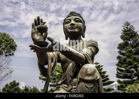 Tian Tan Buddha oder Big Buddha in Ngong Ping in Hong Kong Stockfoto