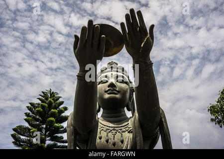 Tian Tan Buddha oder Big Buddha in Ngong Ping in Hong Kong Stockfoto