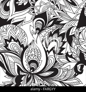 Nahtlose Blumenmuster Stock Vektor