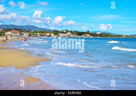Tsilivi Beach auf Zakynthos, die drittgrößte der Ionischen Inseln, Griechenland Stockfoto