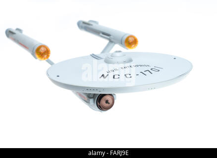 STAR TREK Original TV Serie 1966 USS Enterprise NCC-1701-Modell von Diamond Select/Art Asylum Science Fiction Television Stockfoto