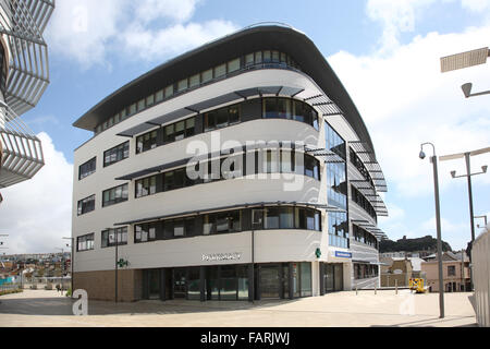 Hastings Health Centre, einer großen, neuen, multi-disziplinäre Gesundheitszentrum - Teil der Station Plaza Neuentwicklung Stockfoto