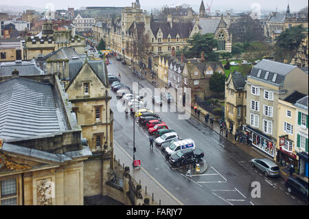 Blick vom Sheldonian Theatre in Oxford Stockfoto