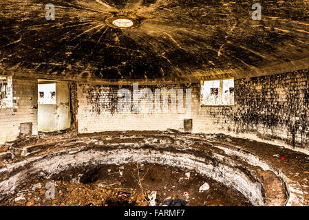 alten zerstörten Fabrik Stockfoto