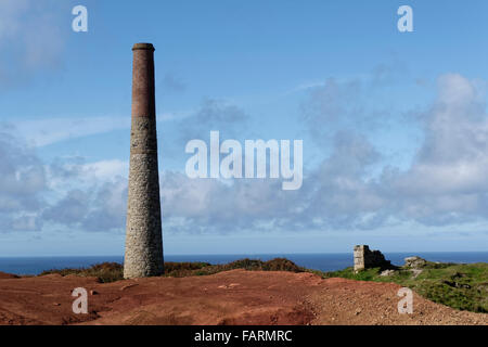 Geevor tin mine, Pendeen, Penzance, Cornwall, UK. Stockfoto