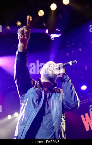 Del La Soul, Open Air Stage, WOMAD 2015, Wiltshire, England, GB, GB. Stockfoto