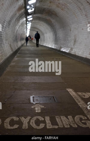 in Greenwich Foot Tunnel Stockfoto