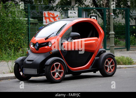 Elektoauto Renault Twizy, Berlin. Stockfoto