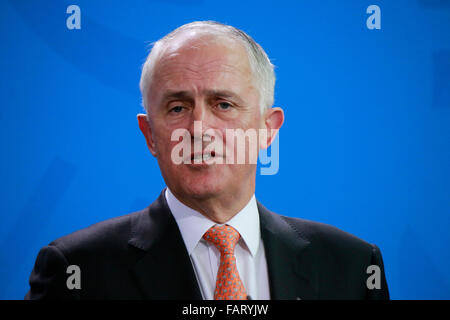 Malcolm Turnbull - Treffen der dt. Bundeskanzlerin Mit Dem Australischen Ministerpraesidenten, Bundeskanzleramt, 13. 20 November Stockfoto