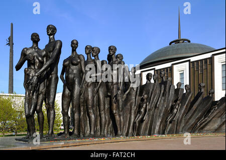 Denkmal der Tragödie der Völker auf Victory Park im Gedenken an die Opfer des Völkermords an den faschistischen, Moskau gegründet Stockfoto