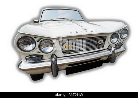 Triumph Herald Auto - isoliert Stockfoto