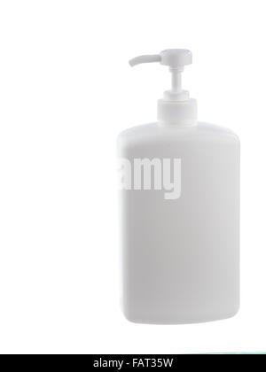 Weiße Flüssigkeit Seifenspender Stockfoto