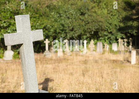 Kreuz in der Sonne Stockfoto