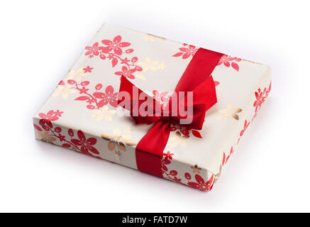 Weihnachts-Geschenk box Stockfoto