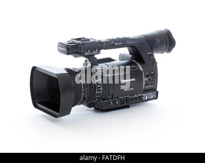 professionelle Camcorder - Panasonic AG-AC160 Stockfoto
