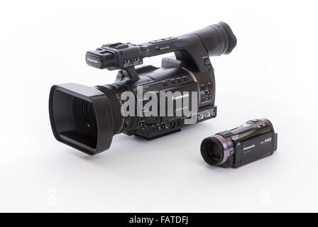 professionelle Camcorder - Panasonic AG-AC160 Stockfoto