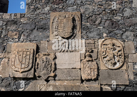 Teneriffa, Kanarische Inseln - Garachico, Burg von San Miguel. Stockfoto