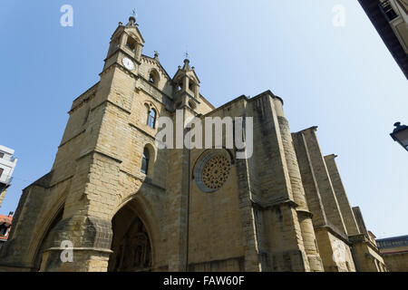 Kirche von San Vicente, Altstadt, San Sebastian, Gipuzkoa, Baskisches Land, Spanien Stockfoto