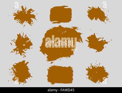 Abstraktes Vektor Hintergrund set für die Gestaltung. Stock Vektor