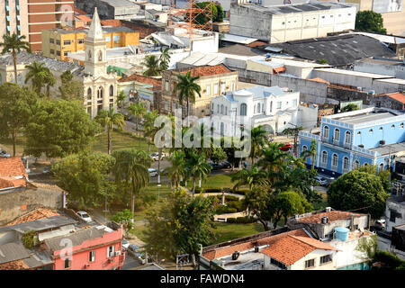 Luftbild auf historisches Viertel Belem Para Brasilien Stockfoto