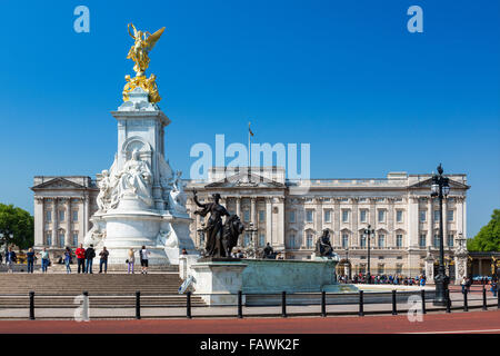 Buckingham Palace London, Heimat der Königin von England. Stockfoto