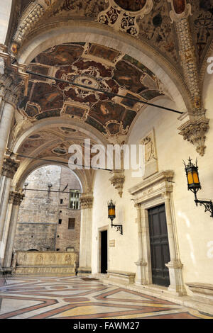 Italien, Toskana, Siena, Loggia dei Mercanti Stockfoto