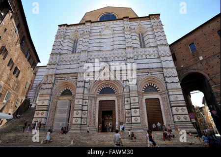 Baptisterium, Siena, Toskana, Italien Stockfoto