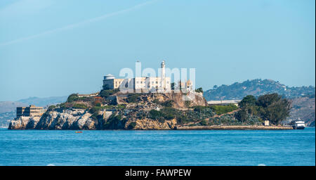 Gefängnis von Alcatraz in der San Francisco Bay, San Francisco, Kalifornien, USA Stockfoto