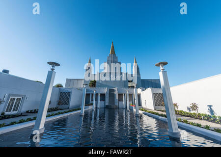 Oakland-Kalifornien-Tempel, Kirche von Jesus Christus von Heiligen, San Francisco, USA Stockfoto