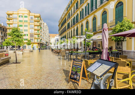 Placa De La Merced Málaga Provinz, Costa Del Sol, Andalusien, Spanien, Altstadt, Altstadt, Malaga Stockfoto
