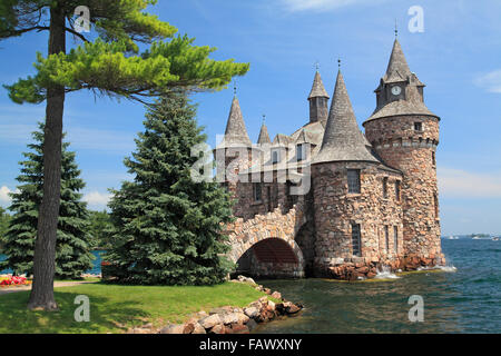 Boldt Castle Krafthaus, tausend Inseln, New York State, USA Stockfoto