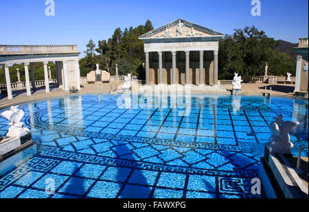 Hearst Castle Outdoor-Pool, Kalifornien Stockfoto