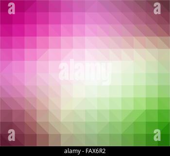 Retro-Muster aus geometrischen Formen. Buntes Mosaik Banner. Stock Vektor