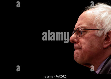 Demokratische Präsidentschaftskampagne hoffnungsvollen Senator Bernie Sanders Vermont stoppen Nominee Stockfoto