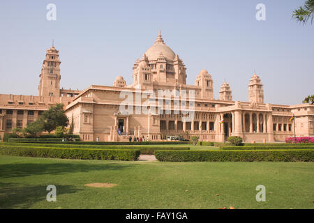 30. November 2015, Jodhpur, Rajasthan, Indien. Umaid Bhawan Palace Jodhpur. Entdecken die Freuden die blaue Stadt Jodhpur Stockfoto