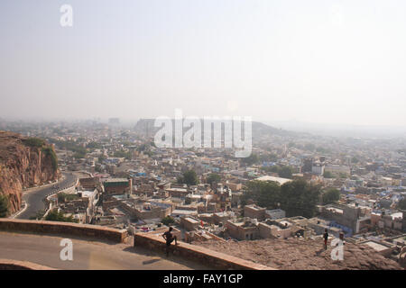 30. November 2015, Jodhpur, Rajasthan, Indien. Die blaue Stadt Jodhpur. Entdecken die Freuden die blaue Stadt Jodhpur Stockfoto