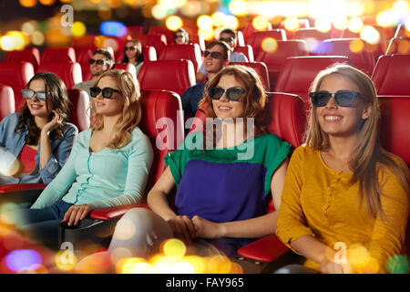 Glückliche Freunde Film in 3d Entertainment Stockfoto