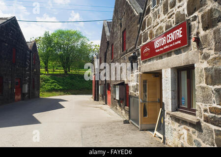 Der Besucher im Zentrum in der GlenDronach Destillerie, in der Nähe von Huntly - Aberdeenshire, Schottland. Stockfoto