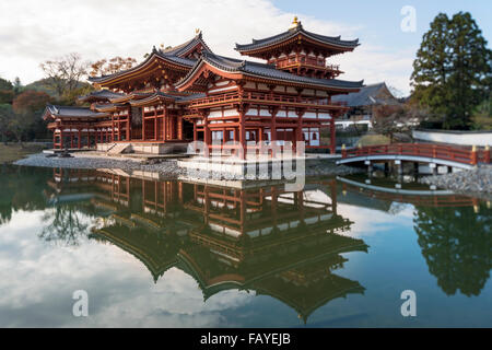 Byodoin-Tempel in Uji in der Nähe von Kyoto Japan. Stockfoto