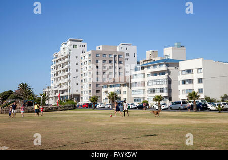 Mouille Point Wohnungen am Meer in Kapstadt - Südafrika Stockfoto