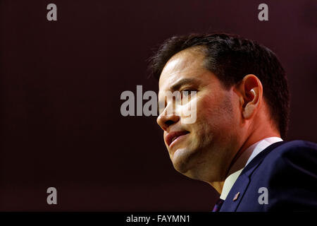 Washington, D.C. 5. März 2014. Senator Marco Rubio von Florida während der Konferenz 2014 CPAC abgebildet. Stockfoto