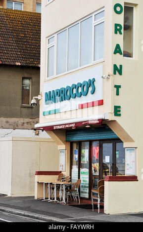 Morroco italienisches Restaurant in Hove Strandpromenade Brighton UK Stockfoto